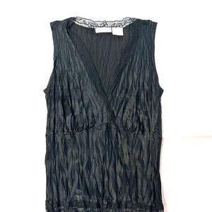 Elegant Black Sleeveless Top
